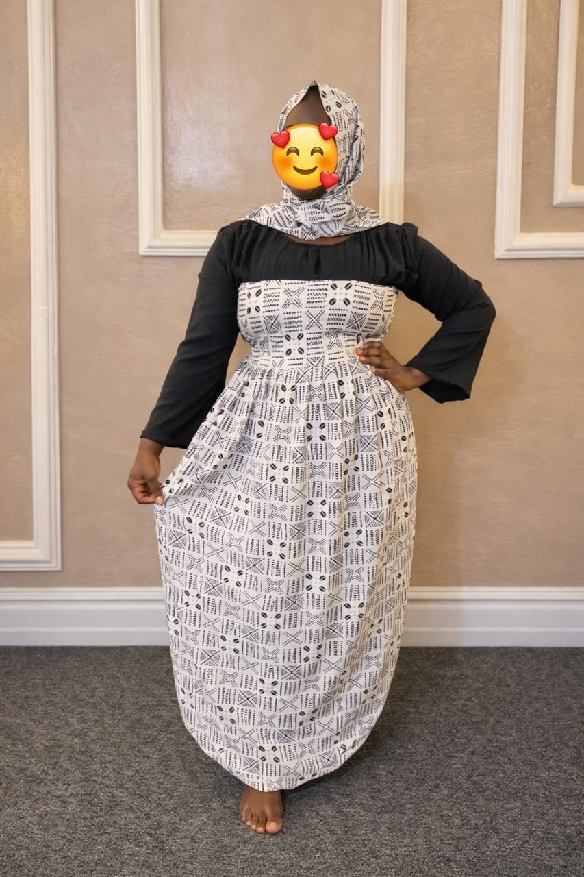 🧕 Robe de prière avec grand foulard ✨