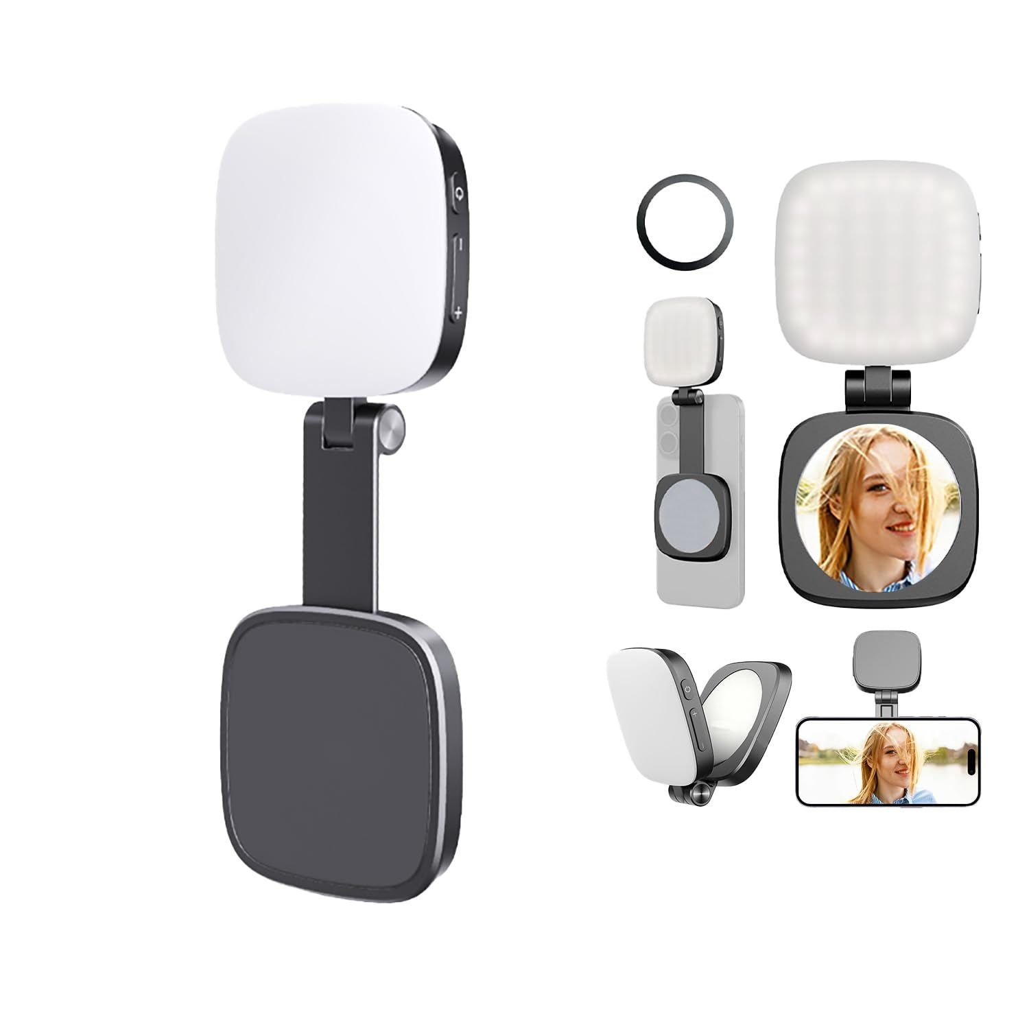 Mini Lampe LED Magnétique – Éclairage Pro pour Photos et Vidéos Smartphone