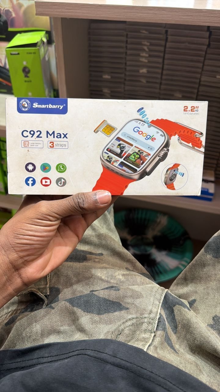 ⌚ Montre Connectée C92 Max (3 Bracelets + SIM)