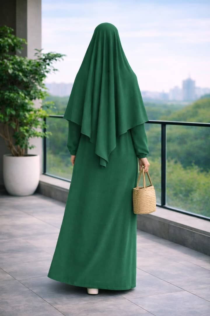 Khimar complet 1 volant