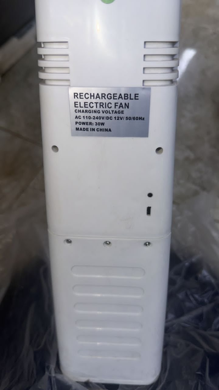 Ventilateur Rechargeable 18 Pouces