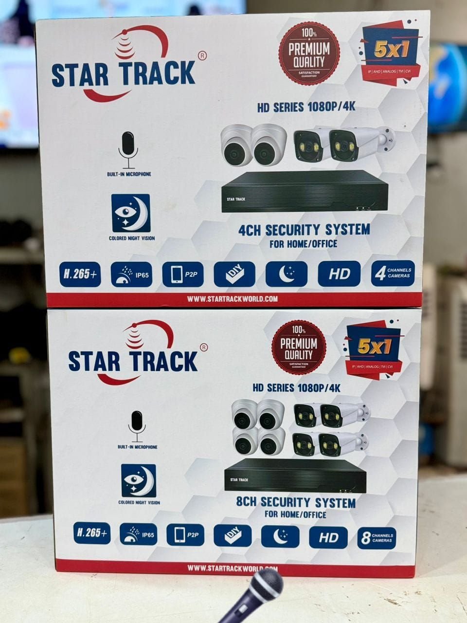 Kit caméra de surveillance STAR TRACK